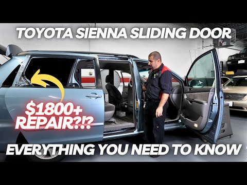 Видео: Раздвижные двери Toyota Sienna | Почему ремонт этой двери стоит более 1800 долларов? Всё, что вам...