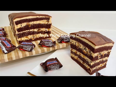 Видео: Սնիկերս տորթ՝ իսկական սնիկերս կոնֆետի համով Торт Сникерс который тает во рту! Просто и очень вкусно!