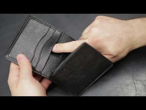 Видео: Кошелек трифолд Окончание сборки Обзор кошелька