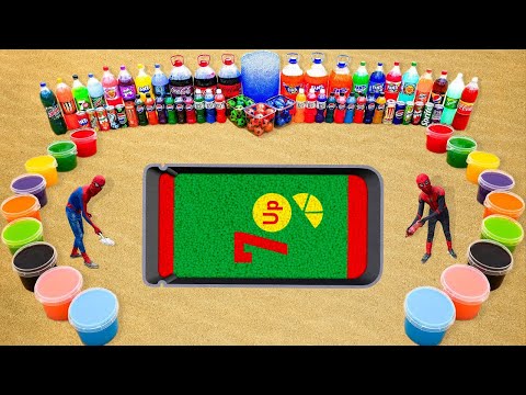 Видео: Как сделать банку 7UP с Orbeez, шариками Mirinda, Fanta, Mtn Dew, Coca Cola и Mentos