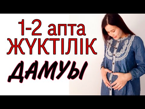 Видео: 1-2 апта Жүктилик. ЖҮКТІЛІК КҮНТІЗБЕСІ. ЖҮКТІЛІК МЕРЗІМІ.