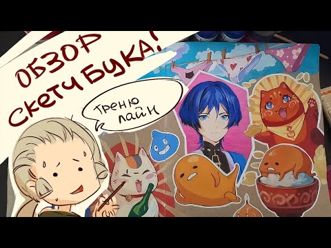 Видео: Обзор на скетчбук для графики