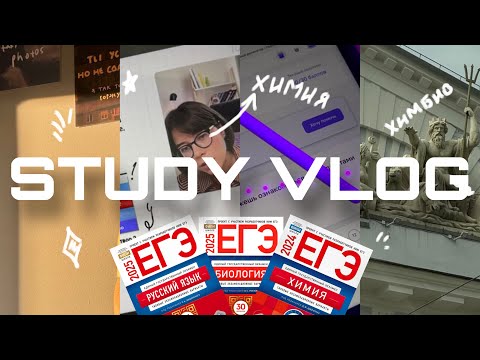 Видео: study with me || подготовка к ЕГЭ химбио *study vlog*