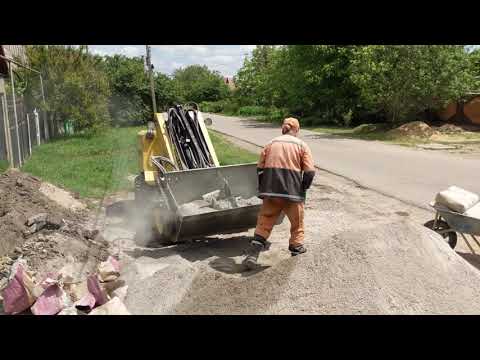 Видео: Мини погрузчик самодельный.