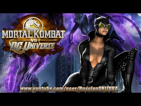 Видео: ЖЕНЩИНА КОШКА ПРОТИВ ВСЕХ - Mortal Kombat VS DC Universe - Catwoman arcade ladder