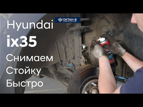 Видео: Как быстро снять стойку с Hyundai ix35