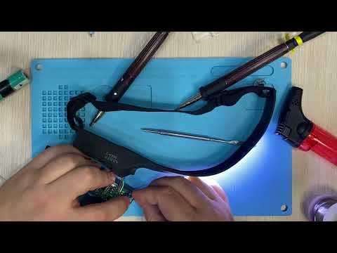 Видео: Ремонт фонаря. Замена элемента на Eve 35p. 