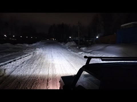 Видео: подключение LED балки (BAR) через реле и предохранитель