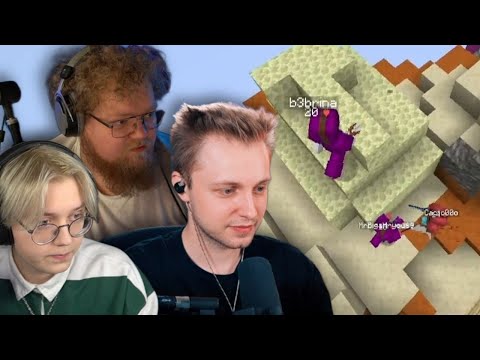 Видео: T2x2, Стинт, Дрейк играют в BedWars против стримеров | EBLⱯN Squad