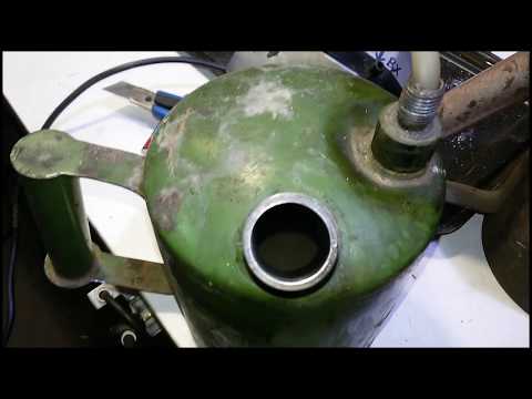 Видео: Бензиновая горелка, доработка топливного бачка.