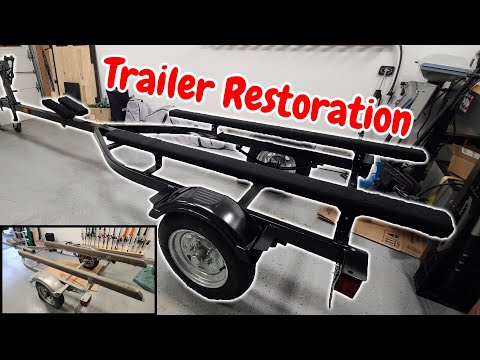 Видео: Реставрация моего прицепа-лодки: пошаговое преображение