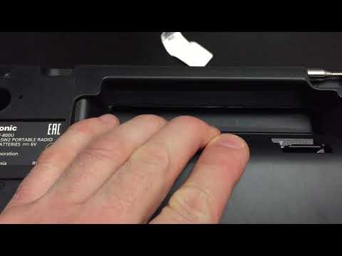 Видео: Радиоприемник Panasonic RF-800U