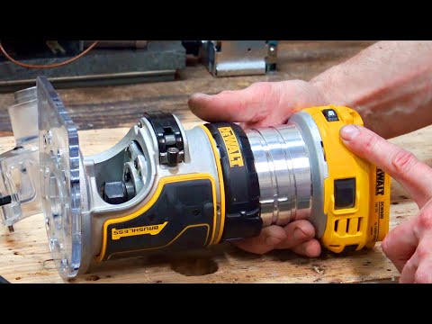 Видео: Двухбазный аккумуляторный фрезер Dewalt DCW 604 N