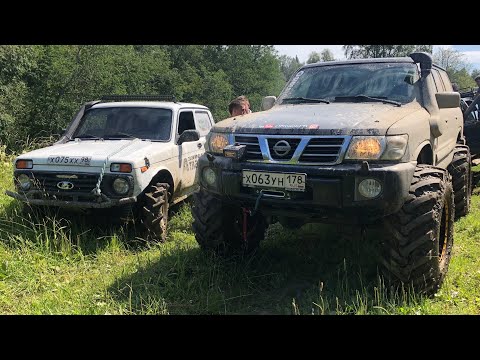 Видео: Первый выезд NISSAN PATROL на 42ых! ГАЗ 66, PATROL на 40ых и многие другие