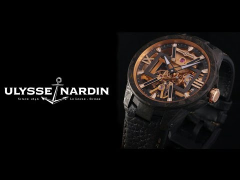 Видео: Ulysse Nardin Skeleton X или рентген с карбоном.