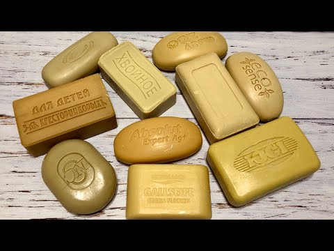 Видео: ASMR Soap/ cutting rancid soap/ резка прогорклого мыла