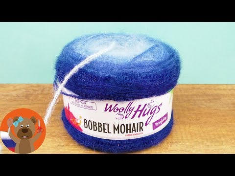 Видео: Большой мягкий шарф с узором из пушистых столбиков | Вязание крючком