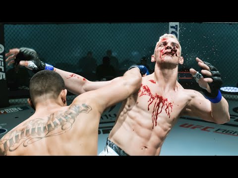Видео: UFC 5 (4K 60FPS) Подборка брутальных нокаутов и нокдаунов №58