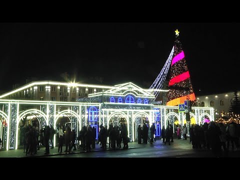 Видео: 2023-12-19 Открытие главной елки г. Бреста