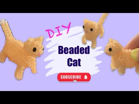 Видео: Мастер-класс по плетению 3D-кота из бисера. Мастер-класс по плетению трубчатым бисером в технике ...