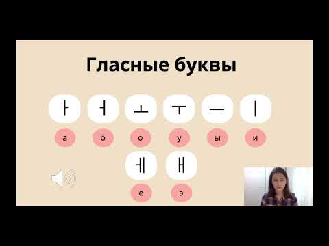 Видео: Корейский алфавит хангыль / 1 урок