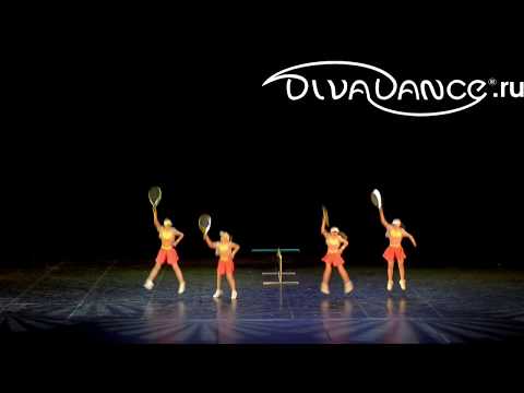 Видео: Большой теннис  - Dance Mix Hip-hop Hamzastyle - оригинальный танец на спортивную тему от Divadance