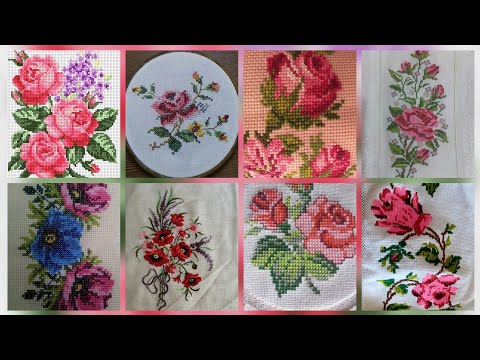 Видео: 100+ потрясающих и элегантных цветочных схем для вышивки крестом || Charsuti Kerhai Ideas For Eve...