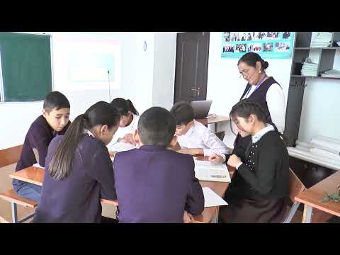 Видео: Егемберді Асия. Тема урока: С.А.Абрамов "Выше радуги" 7 класс.