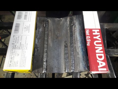 Видео: А что, есть выбор есть! Сравниваем электроды ESAB ОК 46.00 и Hyundai S-6013.LF!