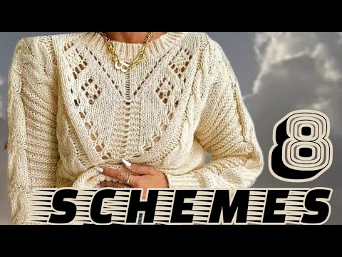 Видео: Вязание: Замечательные свитера для женщин. Knitting: Wonderful sweaters for women.