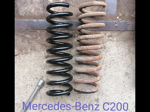 Видео: Замена задних пружин мерседес