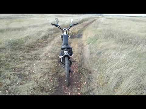 Видео: Самодельный мотоцикл немного о раме+покатушки