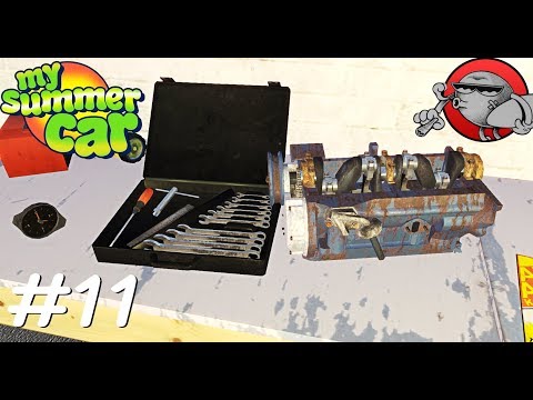 Видео: My Summer Car - НАЧИНАЕМ СБОРКУ ДВИГАТЕЛЯ (S2E11)