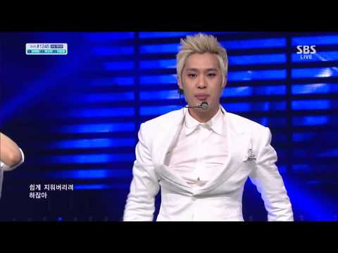 Видео: MBLAQ [дымная девушка] @SBS Inkigayo Популярная песня 20130630