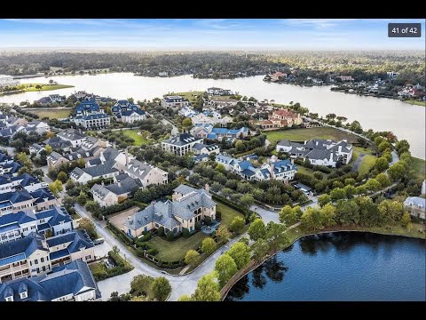 Видео: Ист шор, East shore. Дорогой, спальный район Вудландса в самом центре.  Хьюстон, Техас.