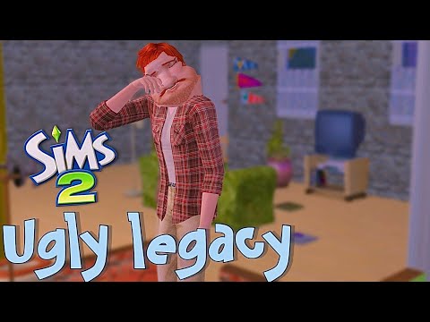 Видео: Генетический челлендж в Симс 2 • Уродство в глазах смотрящего #2