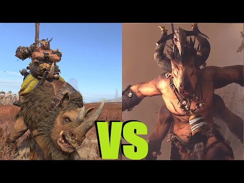 Видео: Сокрушители (тяжелое оружие) vs Горгон: Total War Warhammer 3. Immortal Empires. тесты юнитов v2.4.0