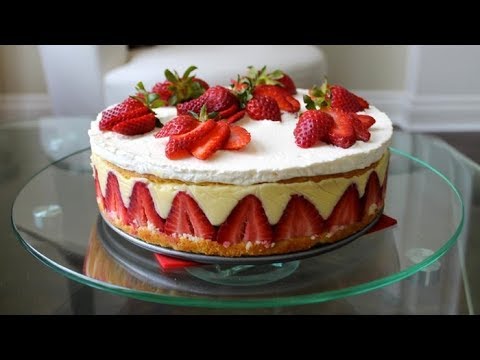 Видео: Торт Фрезье. Клубничный торт. Казакша рецепт. Strawberry cake