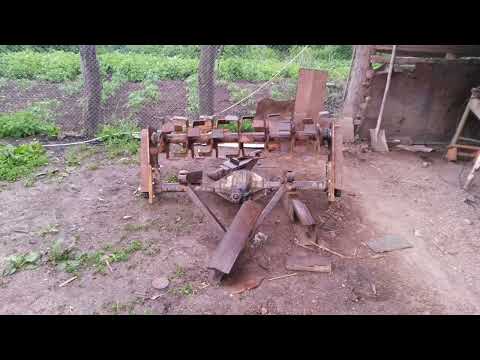 Видео: Земляная фреза 2014 г