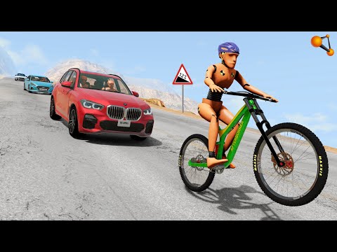 Видео: ВЕЛОСИПЕД БЕЗ ТОРМОЗОВ! СЛЕТЕЛА ЦЕПЬ НА КРУТОМ СПУСКЕ | BeamNG.drive