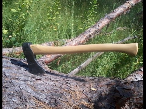 Видео: Изготовление топорища