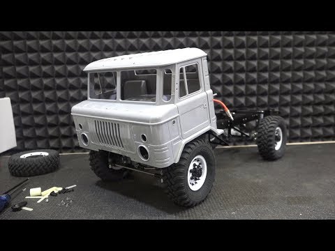 Видео: ШИШИГА ... Собираю ГАЗ-66 на радиоуправлении, CrossRC GC4