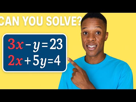 Видео: Решите эту задачу методом подстановки | Сможете ли вы решить ее раньше меня?