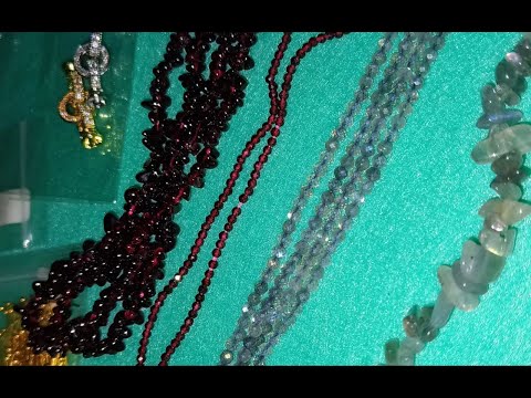Видео: Натуральные камни и фурнитура с АлиЭкспресс. Распаковка и обзор. Натуральный гранат и лабрадор
