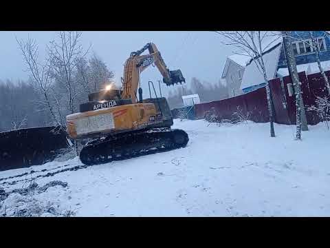 Видео: Копаем пруд на участке экскаватором!(часть 2)#копаемпруд