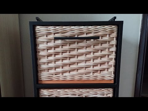 Видео: Дерево и плетение. Короба на каркасе. Плетение из бумажной лозы.