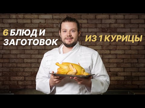 Видео: ИЗ 1 КУРИЦЫ: РУЛЕТЫ, ЧИПСЫ, ШАШЛЫК, ШНИЦЕЛЬ, СОУС И БУЛЬОН!