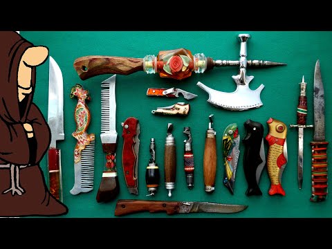 Видео: Ножи "Зекпром" СССР. Новые экземпляры в коллекцию ножей РИ и СССР