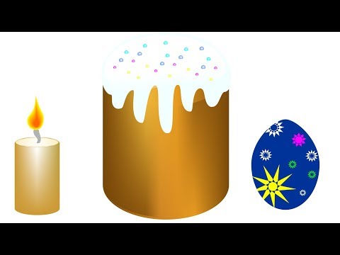 Видео: CorelDRAW - Пасхальный Кулич