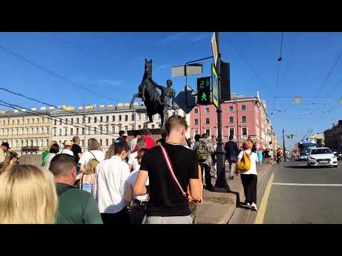 Видео: Прогулка по Невскому проспекту. (26.08.24г.)